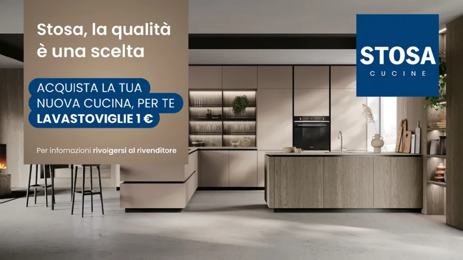 Acquista la tua nuova cucina, per te lavastoviglie 1€
